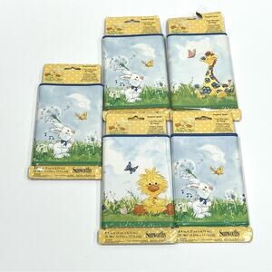 Little Suzy's Zoo Wallpaper Border Prepasted 5 Yd x 6.75" Sunworthy Sealed x5